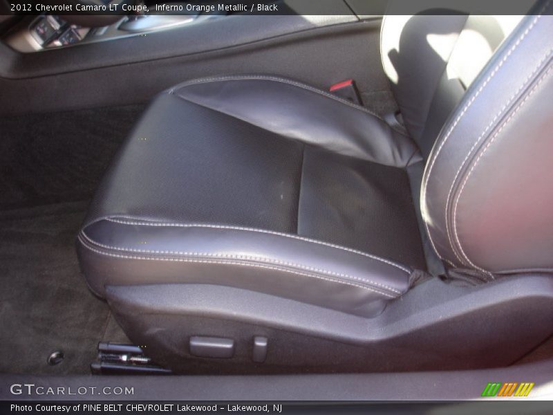 Inferno Orange Metallic / Black 2012 Chevrolet Camaro LT Coupe