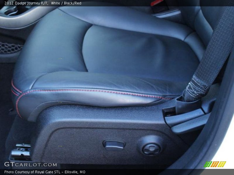 White / Black/Red 2012 Dodge Journey R/T