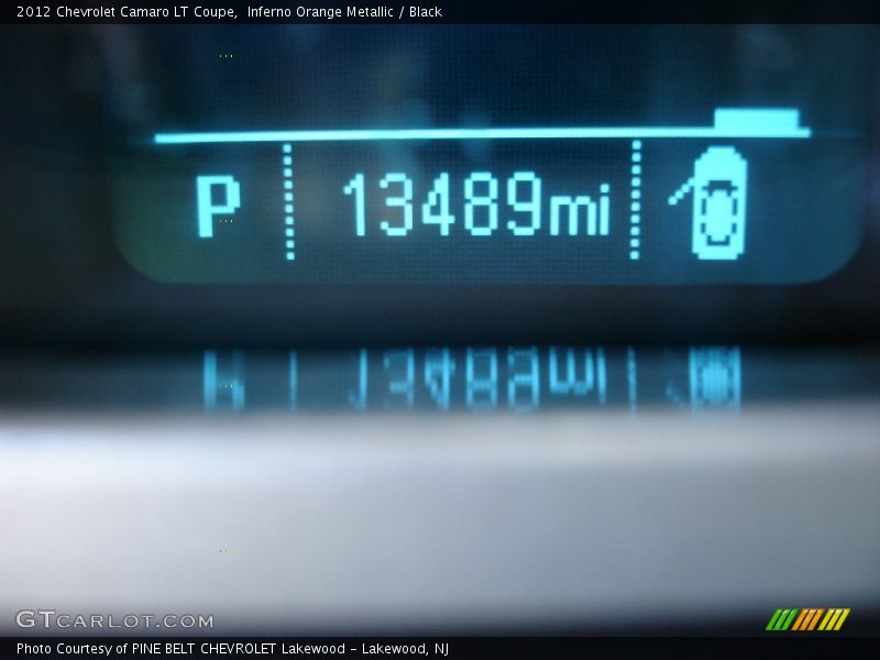 Inferno Orange Metallic / Black 2012 Chevrolet Camaro LT Coupe