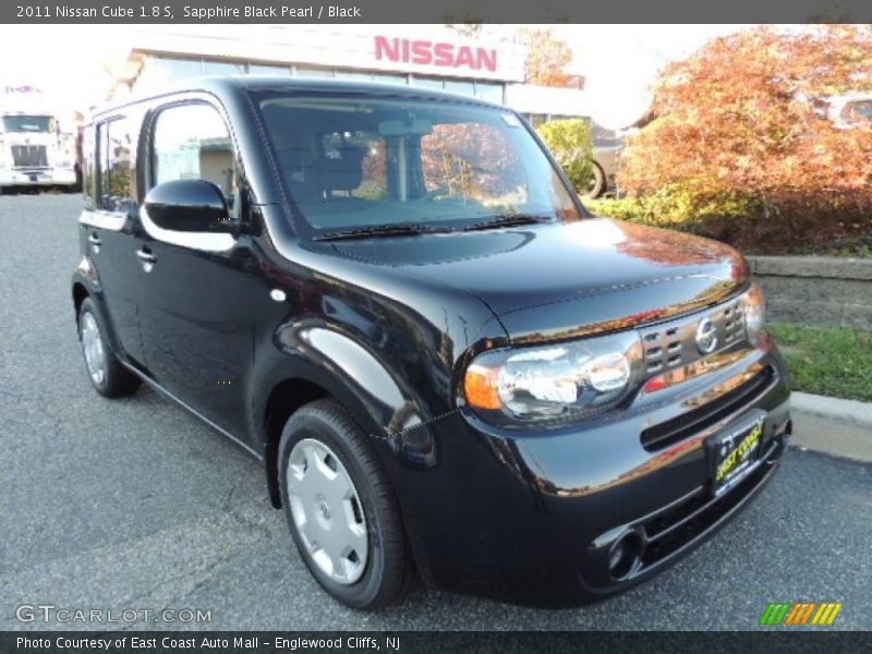 Sapphire Black Pearl / Black 2011 Nissan Cube 1.8 S