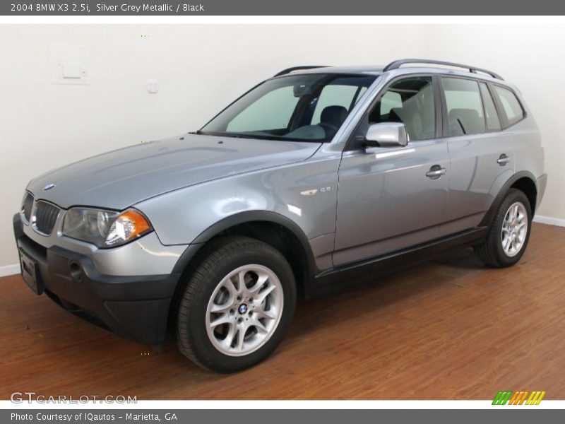 Silver Grey Metallic / Black 2004 BMW X3 2.5i