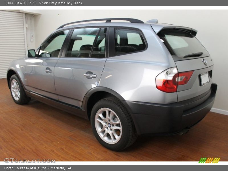 Silver Grey Metallic / Black 2004 BMW X3 2.5i