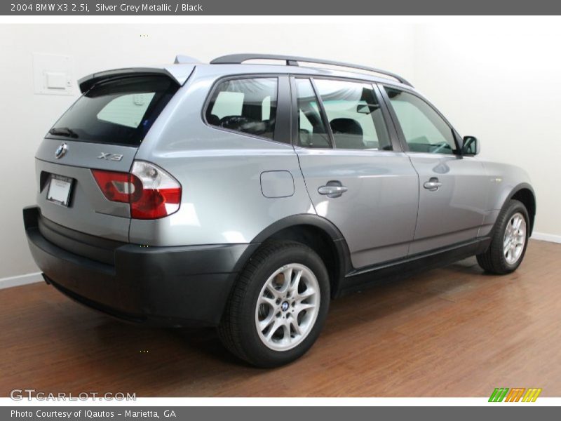 Silver Grey Metallic / Black 2004 BMW X3 2.5i