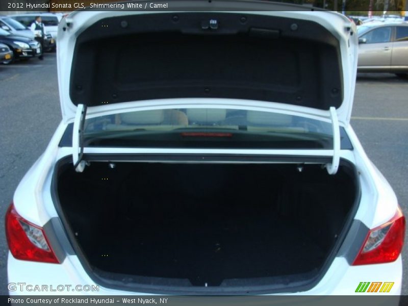 Shimmering White / Camel 2012 Hyundai Sonata GLS