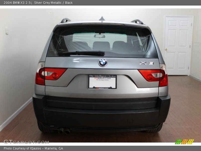 Silver Grey Metallic / Black 2004 BMW X3 2.5i