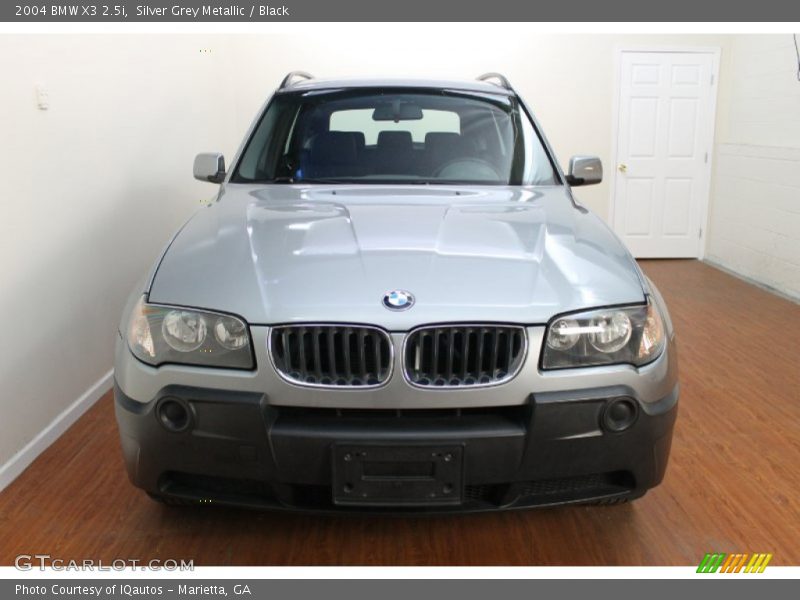 Silver Grey Metallic / Black 2004 BMW X3 2.5i