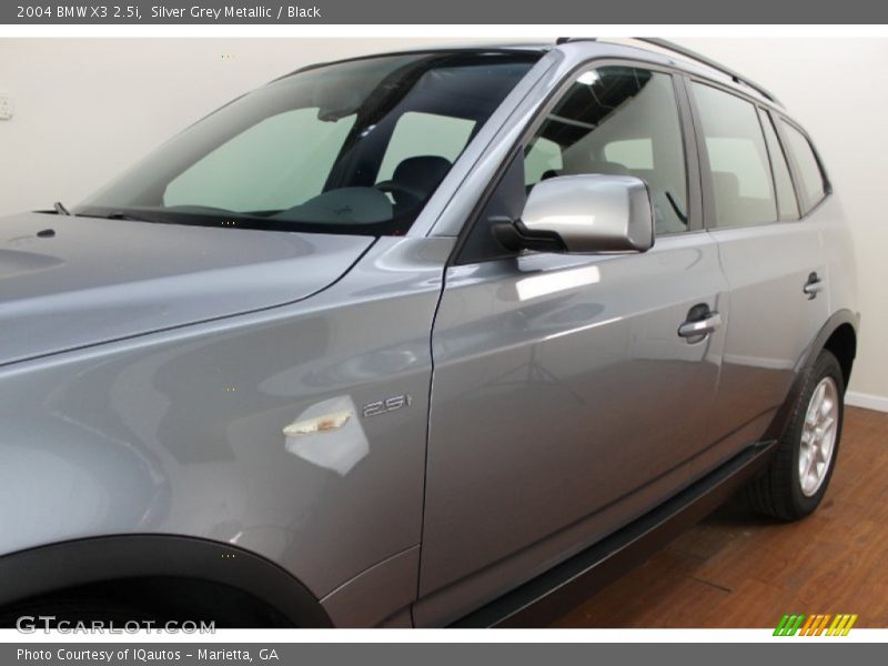 Silver Grey Metallic / Black 2004 BMW X3 2.5i