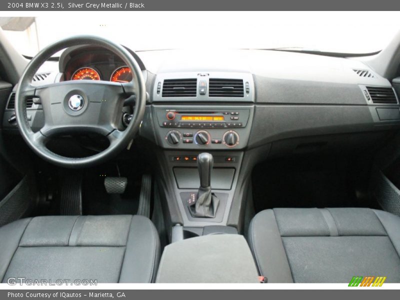 Silver Grey Metallic / Black 2004 BMW X3 2.5i