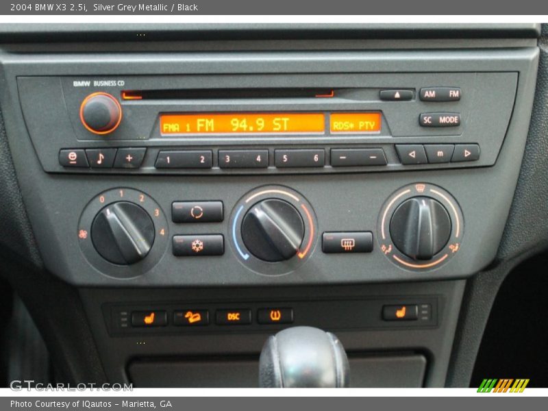 Silver Grey Metallic / Black 2004 BMW X3 2.5i