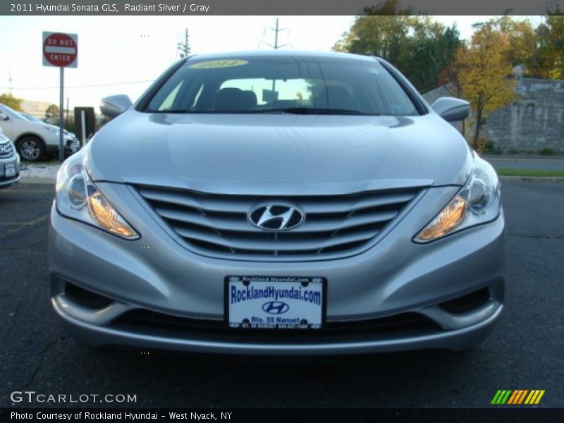 Radiant Silver / Gray 2011 Hyundai Sonata GLS