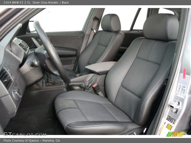 Silver Grey Metallic / Black 2004 BMW X3 2.5i