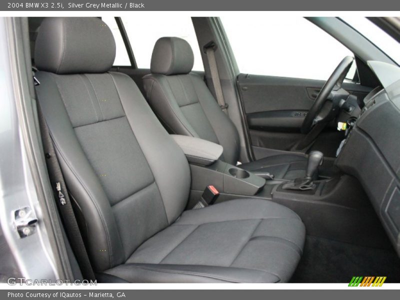 Silver Grey Metallic / Black 2004 BMW X3 2.5i