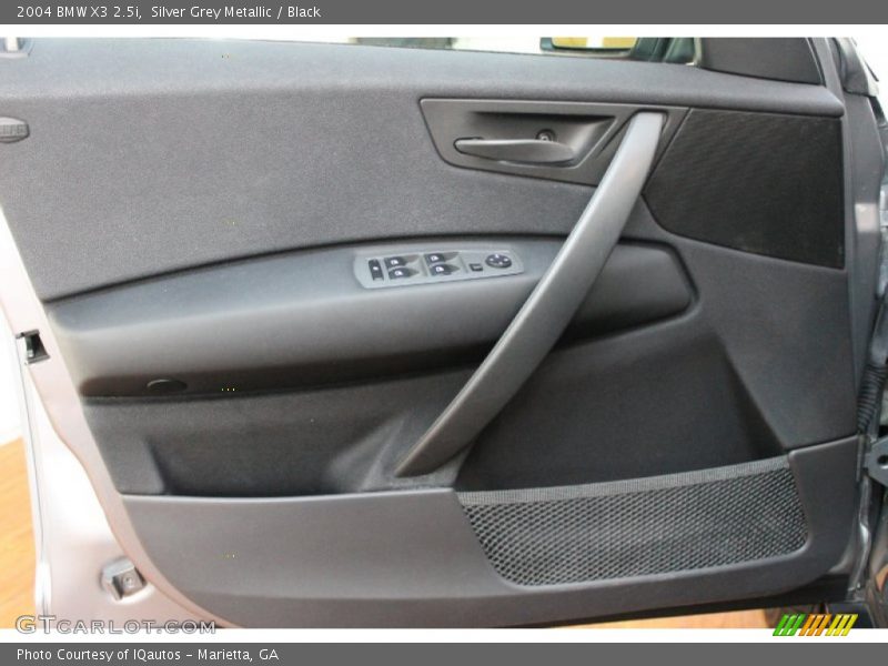 Silver Grey Metallic / Black 2004 BMW X3 2.5i
