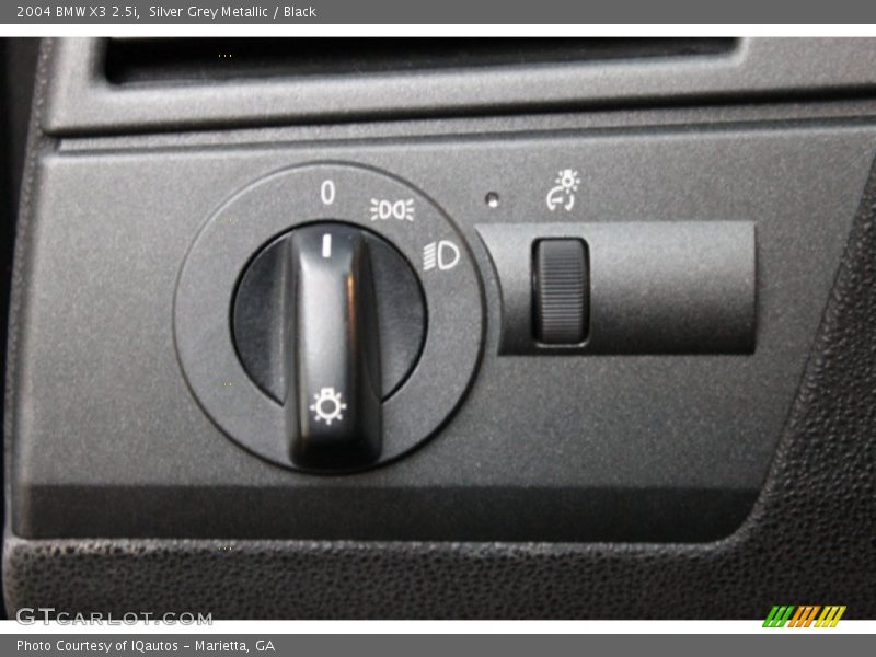 Silver Grey Metallic / Black 2004 BMW X3 2.5i