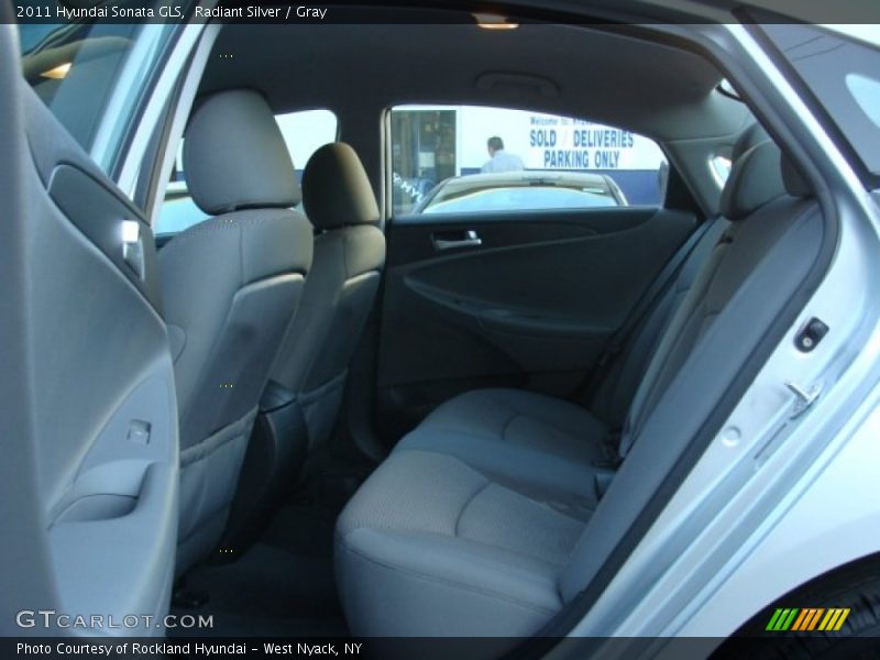 Radiant Silver / Gray 2011 Hyundai Sonata GLS