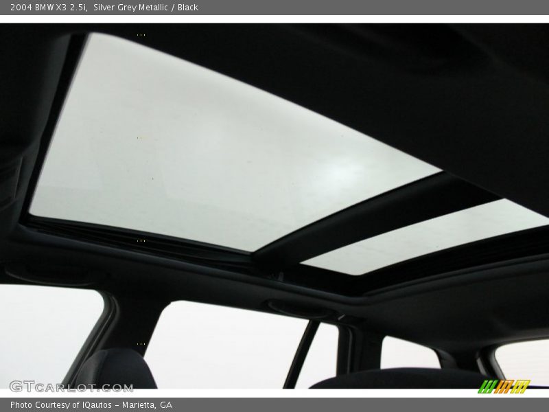 Silver Grey Metallic / Black 2004 BMW X3 2.5i