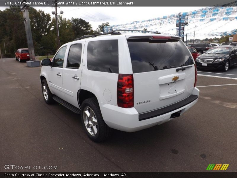Summit White / Light Cashmere/Dark Cashmere 2013 Chevrolet Tahoe LT