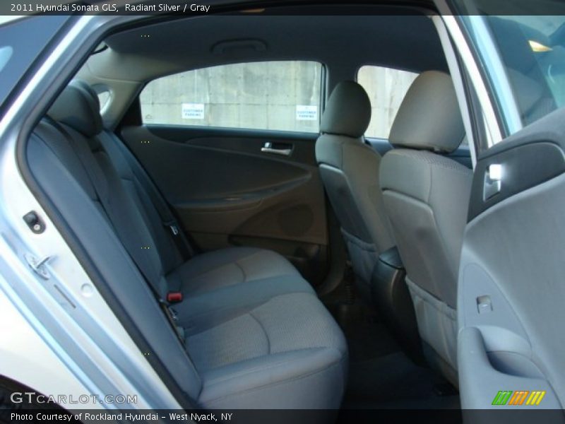 Radiant Silver / Gray 2011 Hyundai Sonata GLS