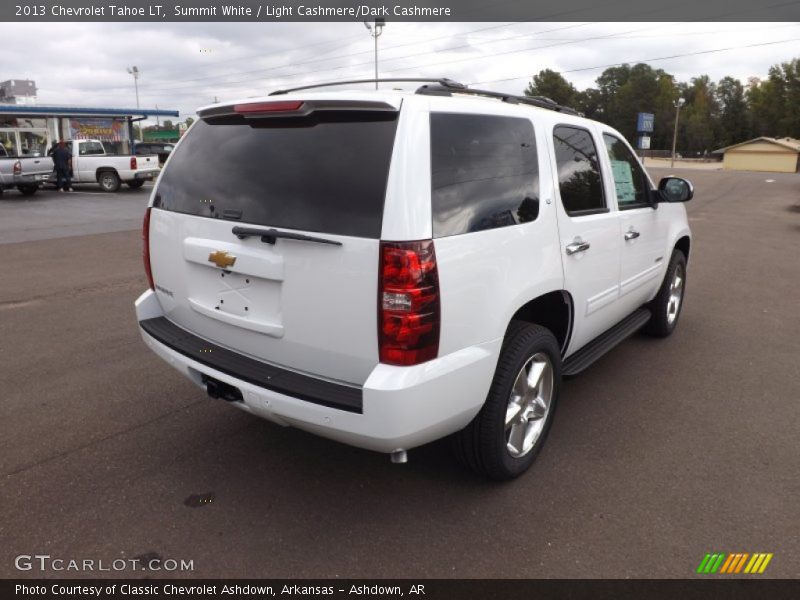 Summit White / Light Cashmere/Dark Cashmere 2013 Chevrolet Tahoe LT