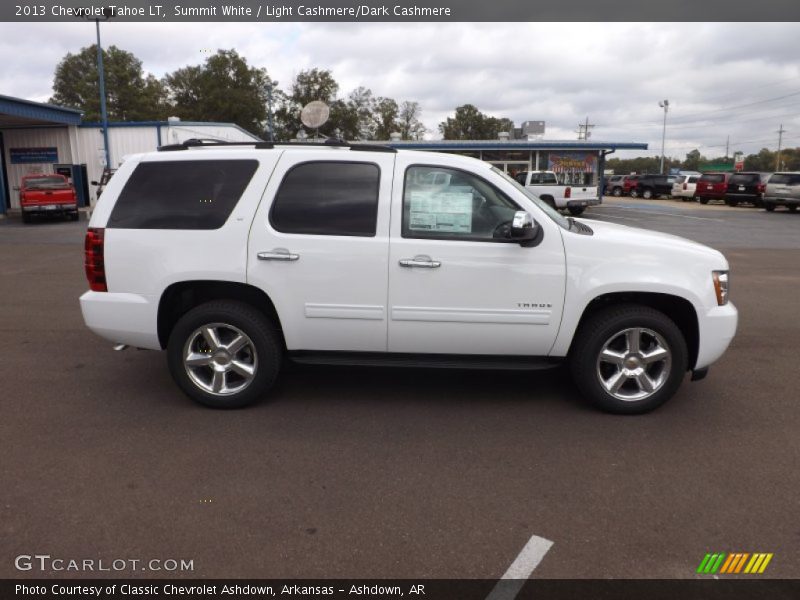 Summit White / Light Cashmere/Dark Cashmere 2013 Chevrolet Tahoe LT