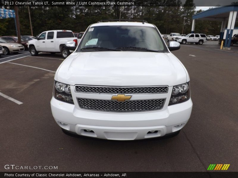 Summit White / Light Cashmere/Dark Cashmere 2013 Chevrolet Tahoe LT