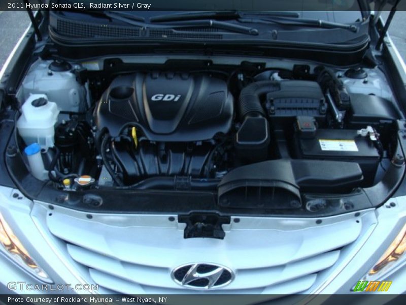 Radiant Silver / Gray 2011 Hyundai Sonata GLS
