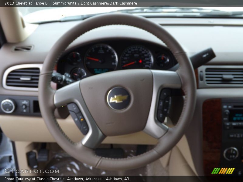 Summit White / Light Cashmere/Dark Cashmere 2013 Chevrolet Tahoe LT