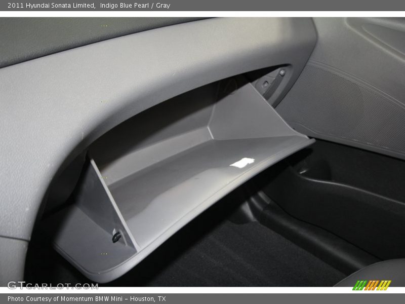 Indigo Blue Pearl / Gray 2011 Hyundai Sonata Limited