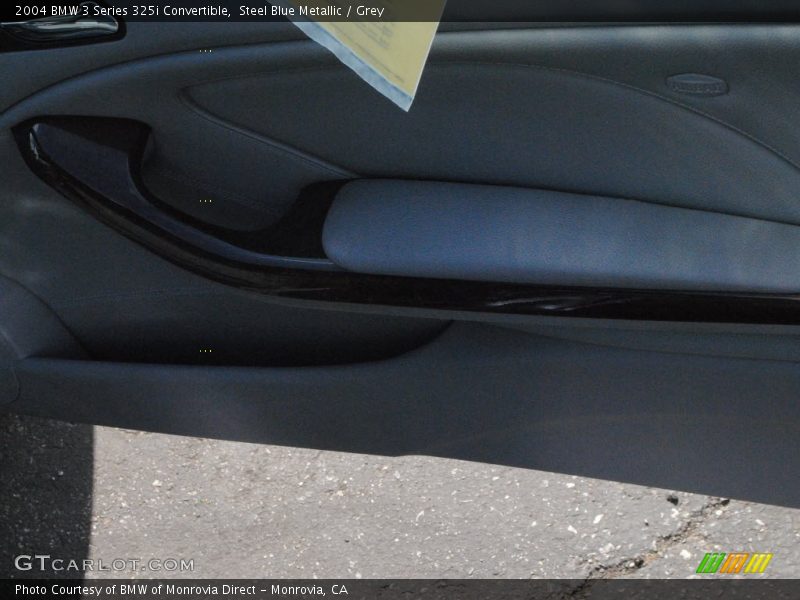 Steel Blue Metallic / Grey 2004 BMW 3 Series 325i Convertible