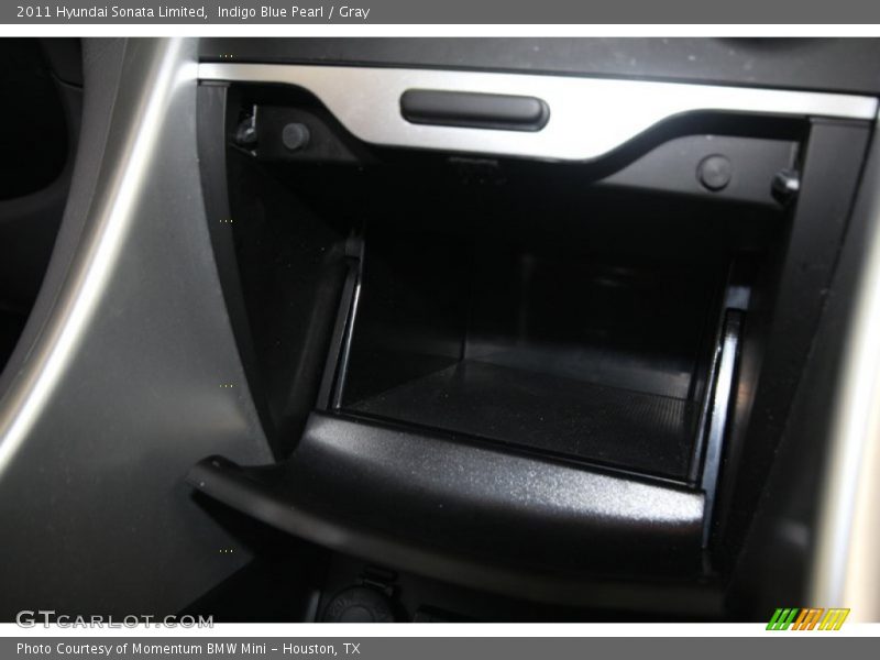Indigo Blue Pearl / Gray 2011 Hyundai Sonata Limited