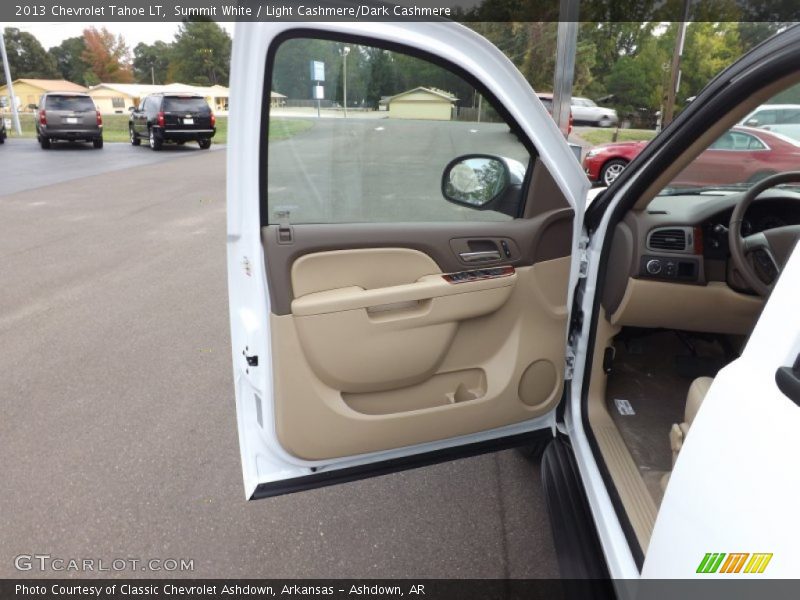 Summit White / Light Cashmere/Dark Cashmere 2013 Chevrolet Tahoe LT