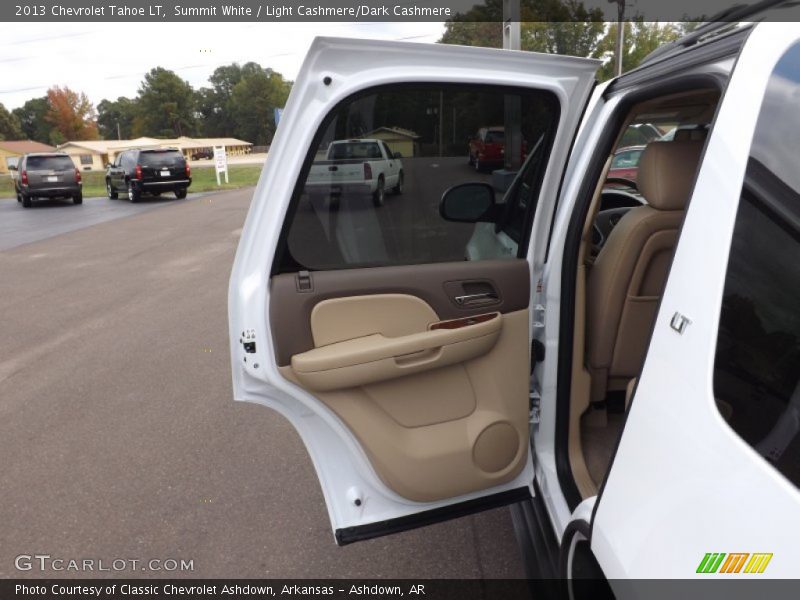 Summit White / Light Cashmere/Dark Cashmere 2013 Chevrolet Tahoe LT