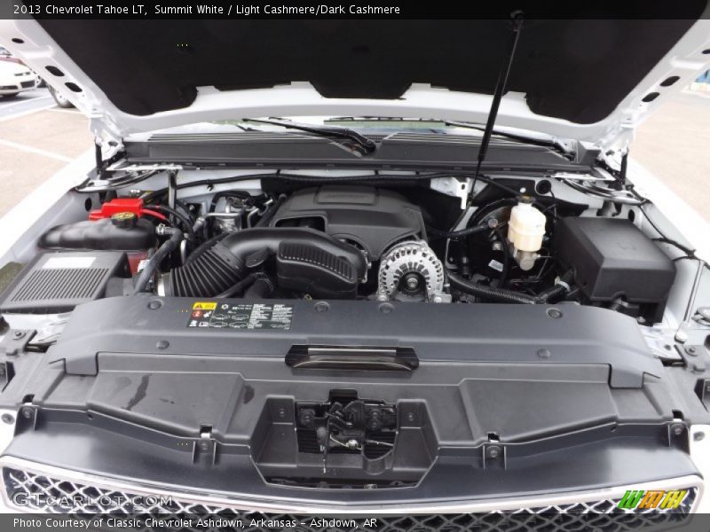 Summit White / Light Cashmere/Dark Cashmere 2013 Chevrolet Tahoe LT