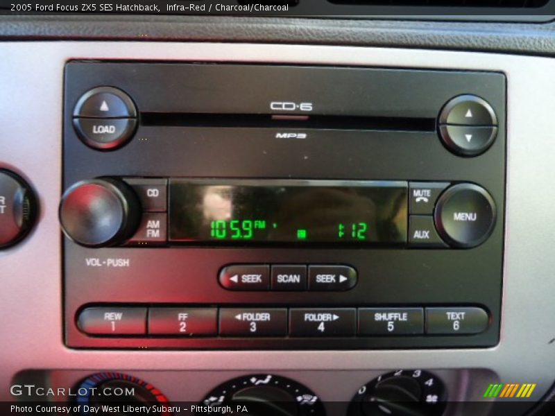 Infra-Red / Charcoal/Charcoal 2005 Ford Focus ZX5 SES Hatchback