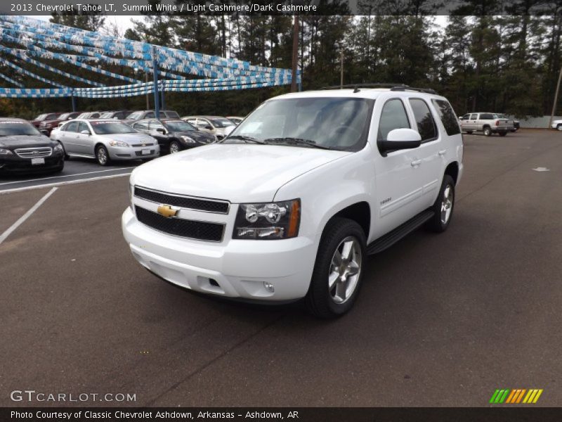 Summit White / Light Cashmere/Dark Cashmere 2013 Chevrolet Tahoe LT
