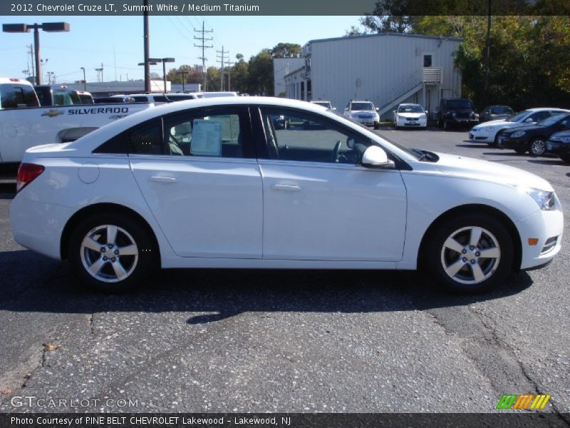 Summit White / Medium Titanium 2012 Chevrolet Cruze LT