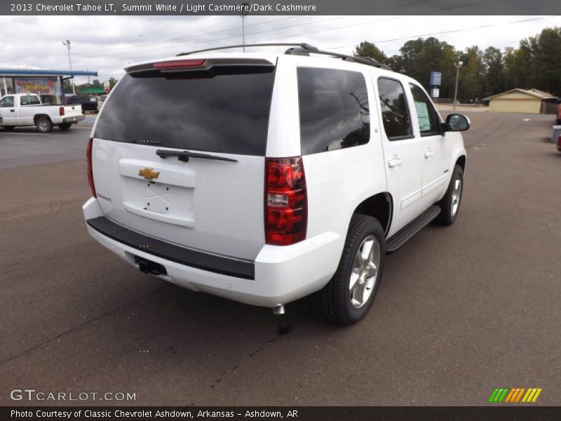 Summit White / Light Cashmere/Dark Cashmere 2013 Chevrolet Tahoe LT