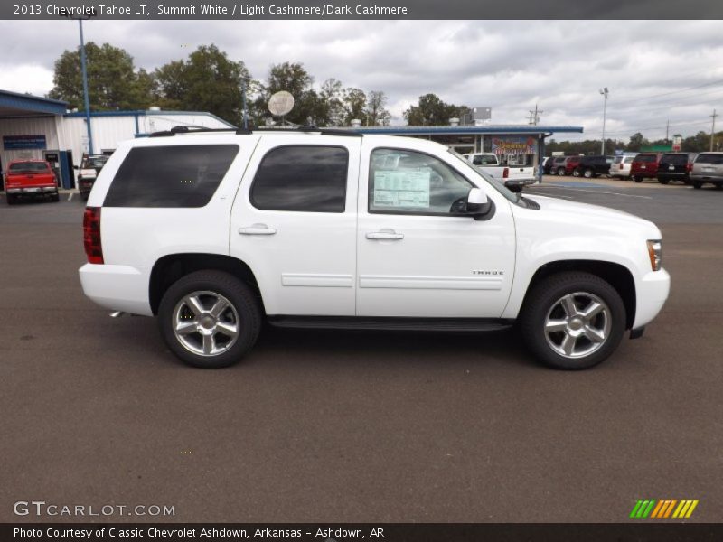 Summit White / Light Cashmere/Dark Cashmere 2013 Chevrolet Tahoe LT