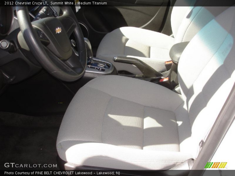 Summit White / Medium Titanium 2012 Chevrolet Cruze LT