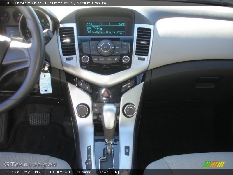 Summit White / Medium Titanium 2012 Chevrolet Cruze LT
