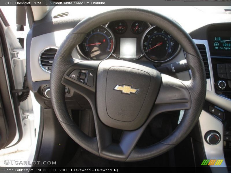 Summit White / Medium Titanium 2012 Chevrolet Cruze LT