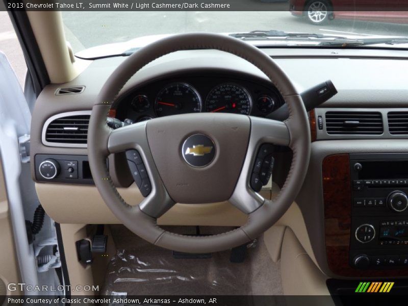 Summit White / Light Cashmere/Dark Cashmere 2013 Chevrolet Tahoe LT