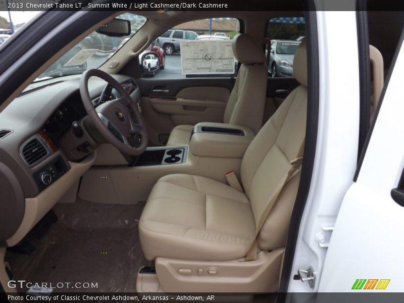 Summit White / Light Cashmere/Dark Cashmere 2013 Chevrolet Tahoe LT