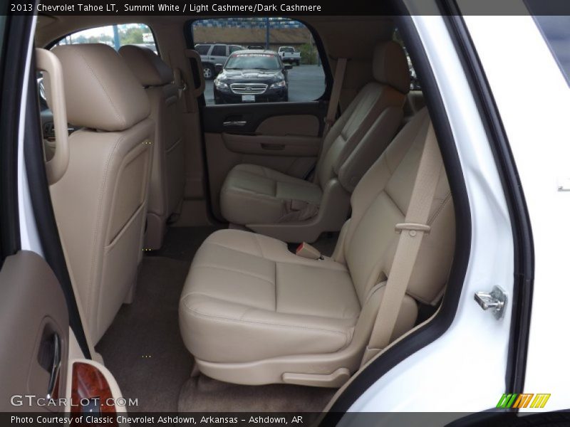 Summit White / Light Cashmere/Dark Cashmere 2013 Chevrolet Tahoe LT