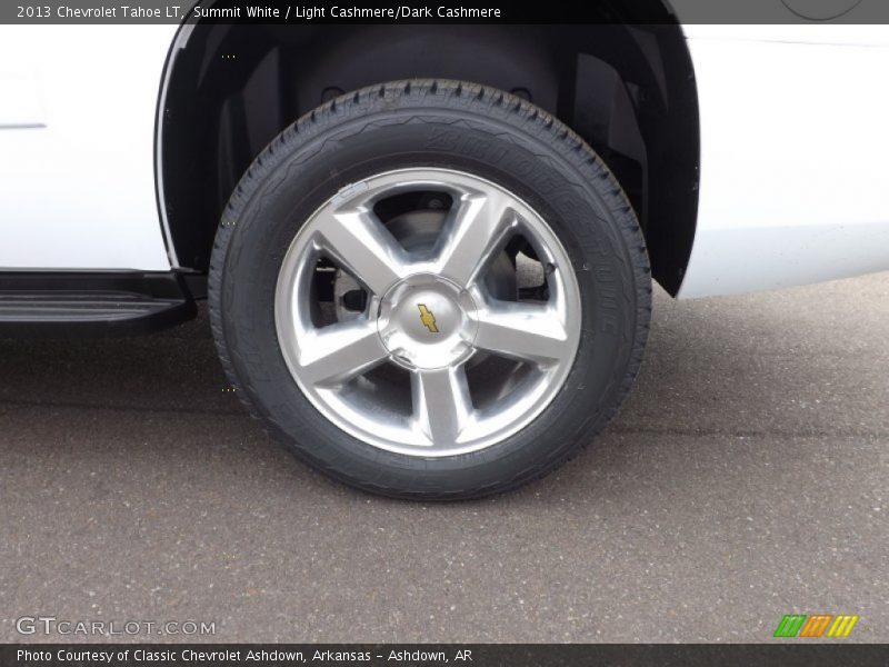 Summit White / Light Cashmere/Dark Cashmere 2013 Chevrolet Tahoe LT