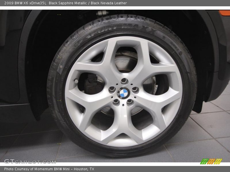 Black Sapphire Metallic / Black Nevada Leather 2009 BMW X6 xDrive35i