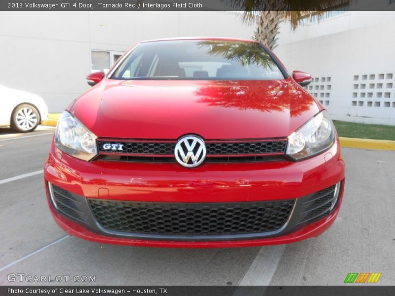 Tornado Red / Interlagos Plaid Cloth 2013 Volkswagen GTI 4 Door