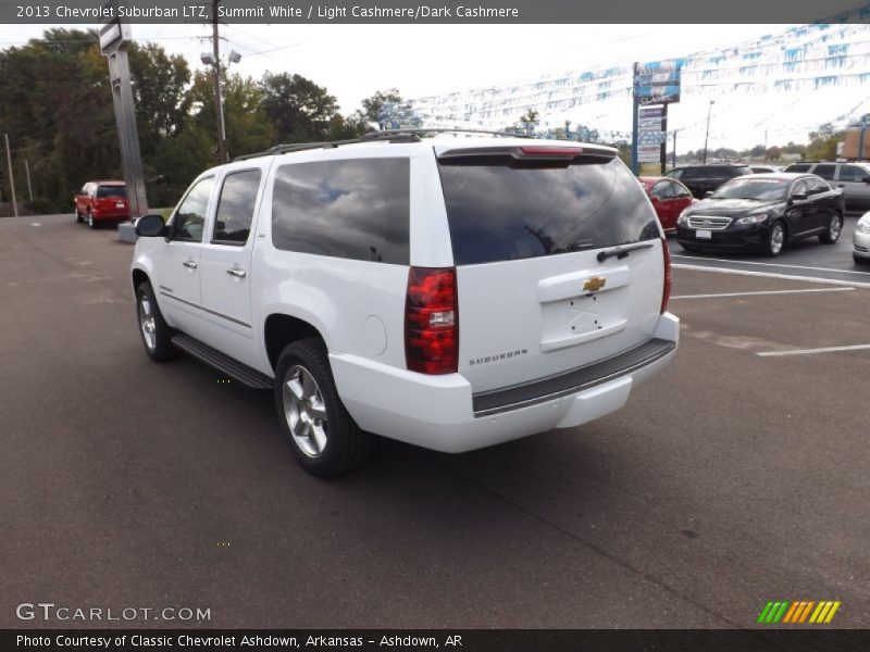 Summit White / Light Cashmere/Dark Cashmere 2013 Chevrolet Suburban LTZ