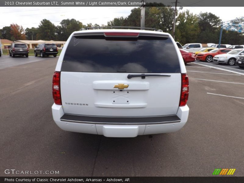 Summit White / Light Cashmere/Dark Cashmere 2013 Chevrolet Suburban LTZ