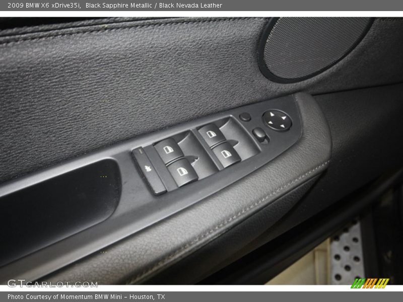 Black Sapphire Metallic / Black Nevada Leather 2009 BMW X6 xDrive35i